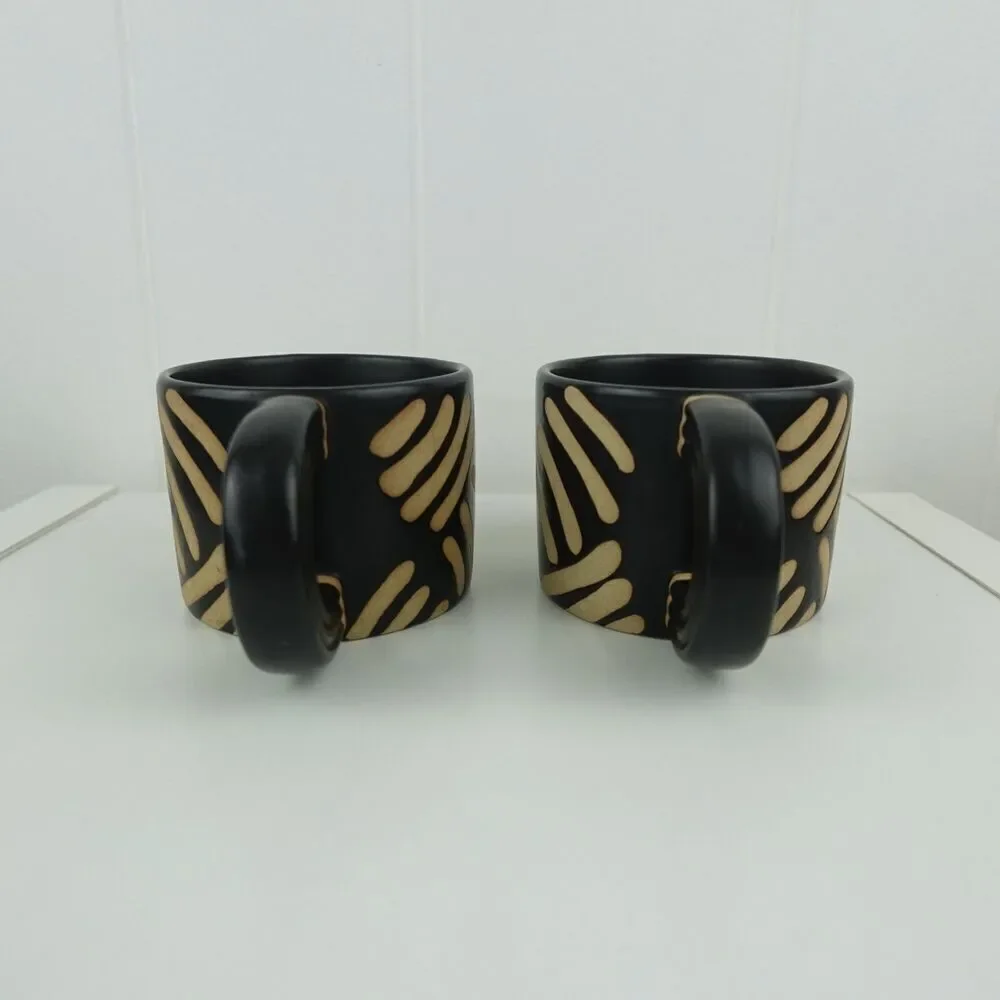 West Elm Ceramic Stoneware 2 Piece Mug Set